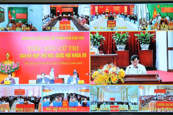 Premierminister Pham Minh Chinh trifft Wähler in Can Tho