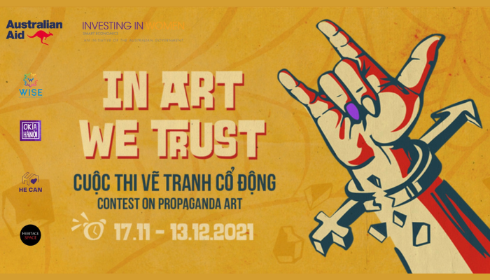 Malwettbewerb für Plakate “In art we trust”