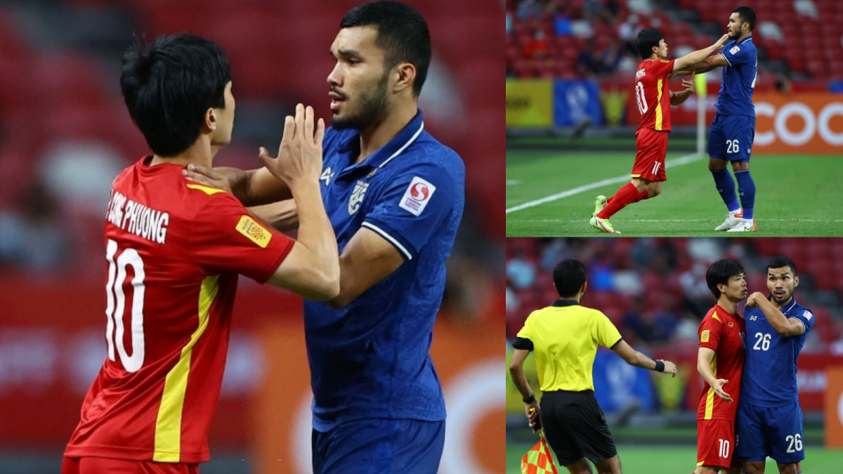 Die vietnamesische Fußballauswahl verliert gegen Thailand beim AFF Cup 2020
