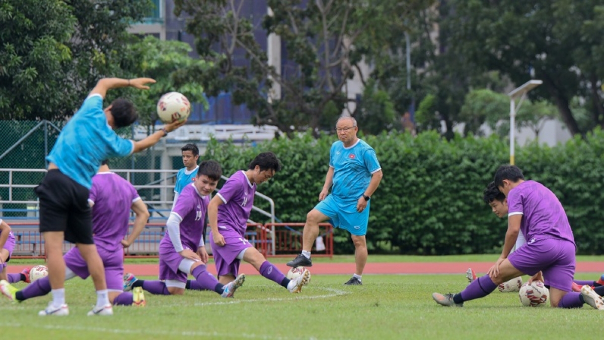 Trainingstermine der vietnamesischen Fußballmannschaft für Spiele gegen Australien und China