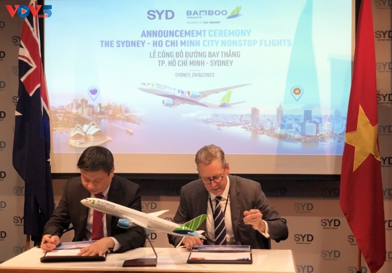 Bamboo Airways gibt Flüge zwischen Ho Chi Minh Stadt und Sydney bekannt