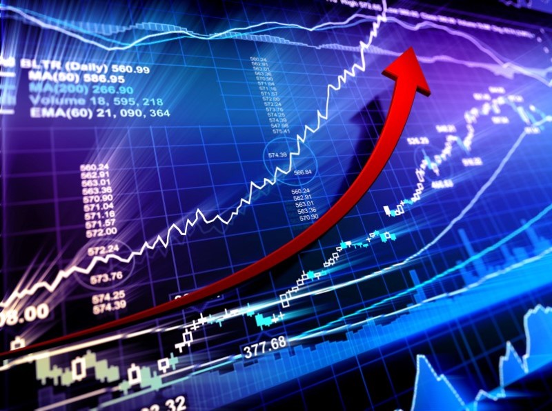 Positives Wachstum bei Finanzen und Dienstleistungen