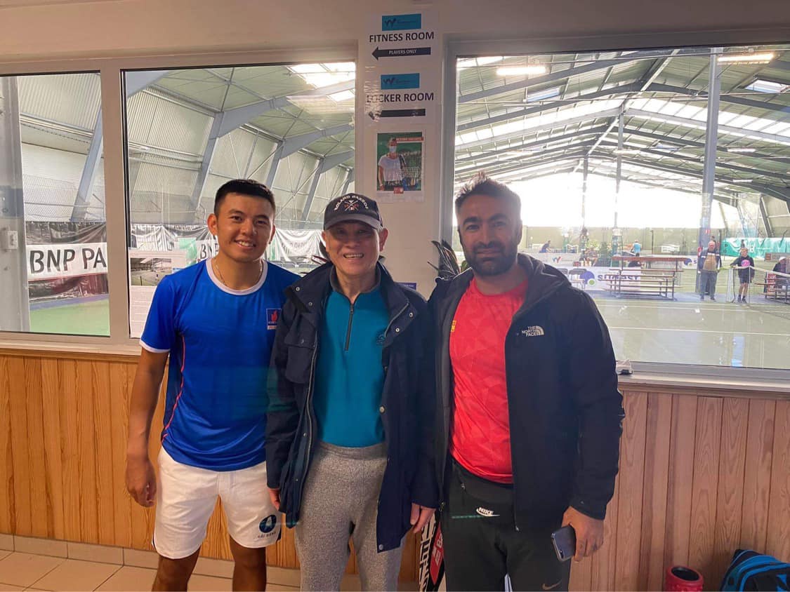 Ly Hoang Nam steht im Viertelfinal eines Tennis-Wettbewerbs in Frankreich