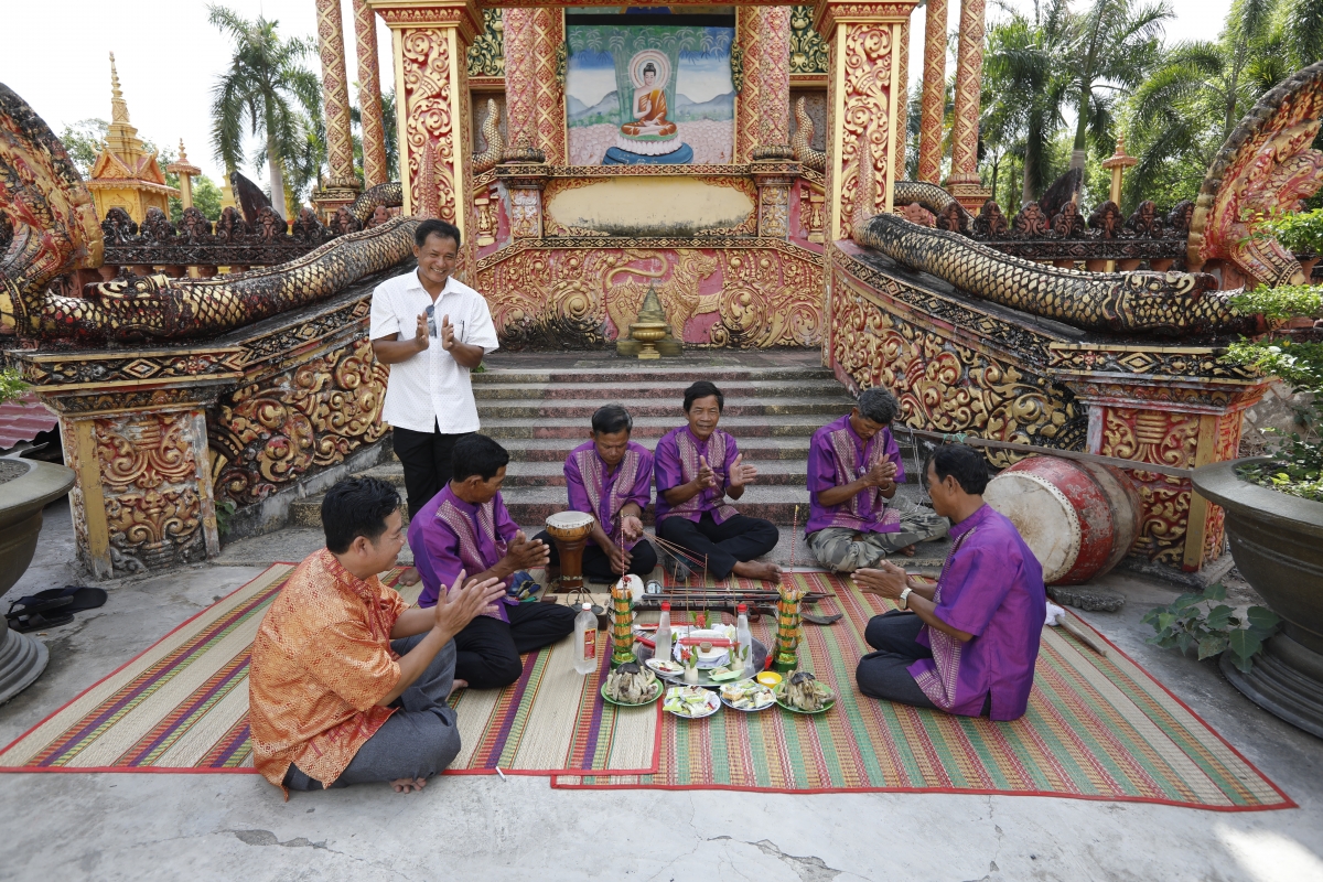 Trommelmusik der Khmer in Ca Mau ist nationales Erbe