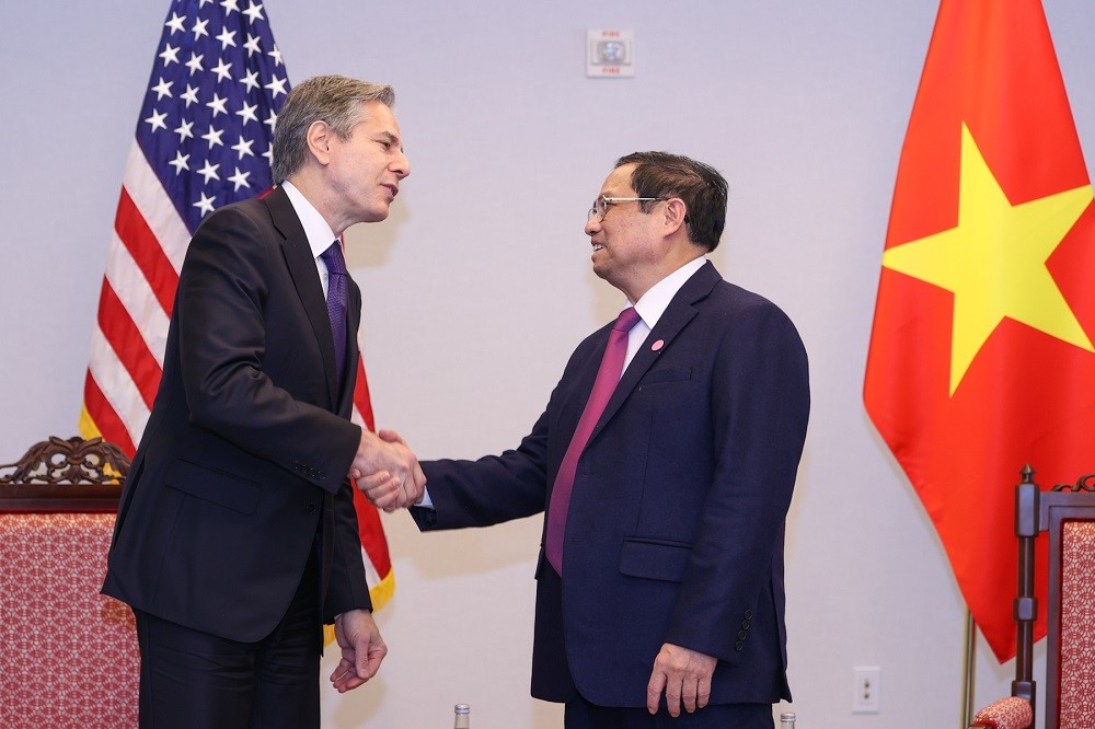 Premierminister Pham Minh Chinh trifft US-Außenminister Antony Blinken