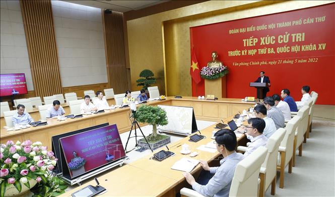 Premierminister Pham Minh Chinh trifft Wähler in Can Tho