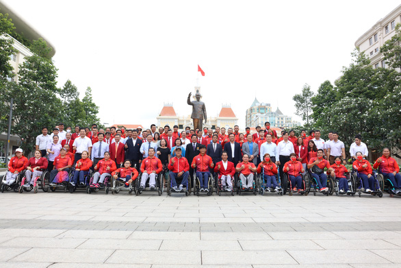 Delegation der vietnamesischen Sportler mit Behinderungen nimmt an ASEAN Para Games 11 teil