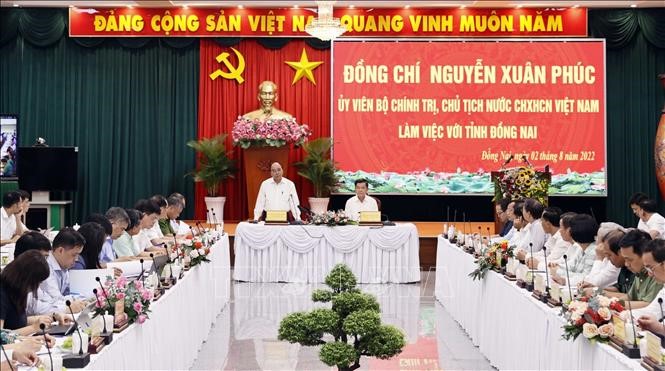 Staatspräsident Nguyen Xuan Phuc: Dong Nai soll neue Impulse für Wirtschaftswachstum schaffen