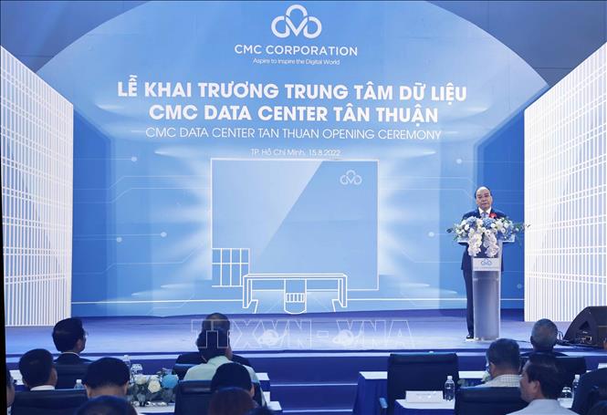 Eröffnung des Datenbankzentrums CMC Tan Thuan