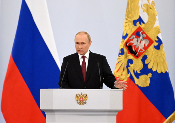 Russlands Präsident besiegelt Einnahme der vier Gebiete der Ukraine zu Russland
