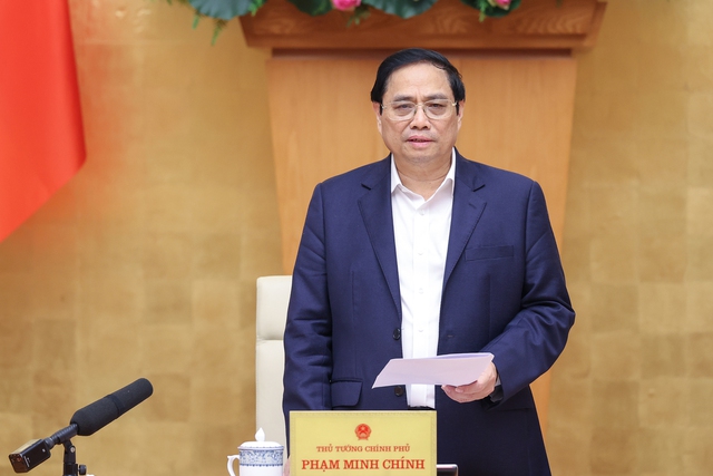 Premierminister Pham Minh Chinh leitet Regierungssitzung