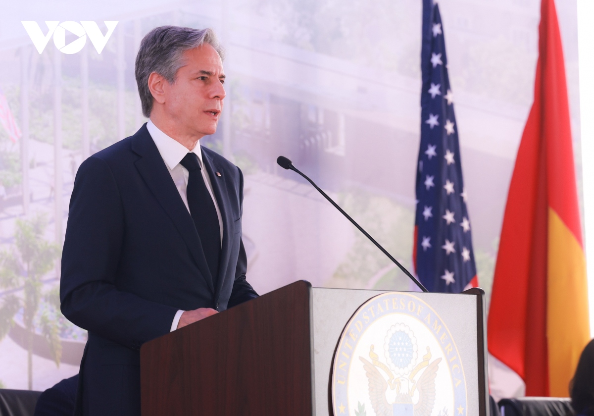 Spatenstich der neuen US-Botschaft in Hanoi