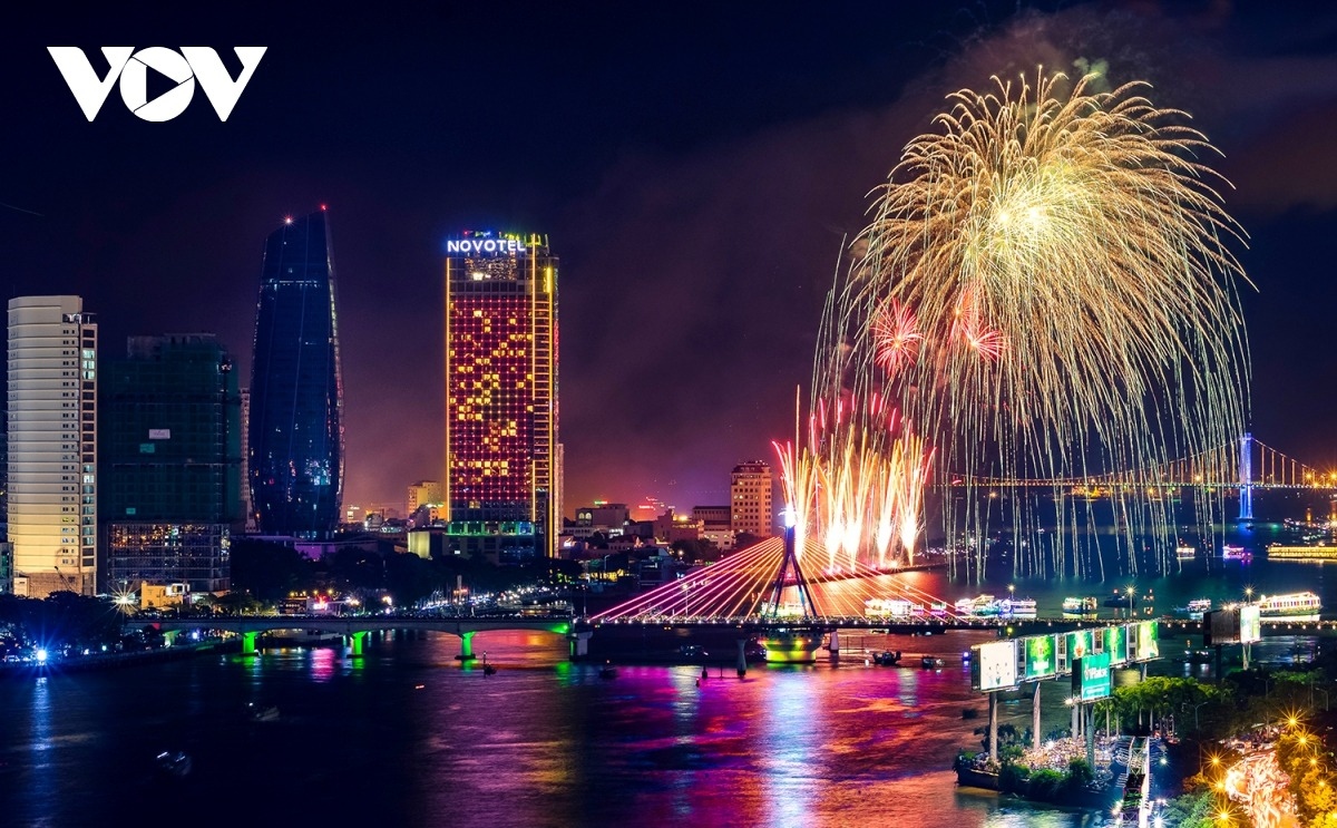 Botschaft des Feuerwerksfestivals Da Nang