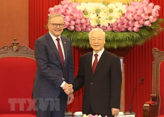 Beziehungen zwischen Vietnam und Australien auf ein neues Niveau heben