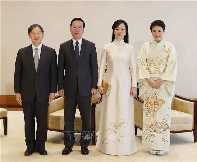 Staatspräsident Vo Van Thuong trifft Japans Kaiser