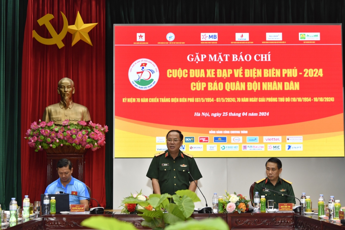 Radrennen nach Dien Bien Phu der Volksarmee-Zeitung Quan Doi Nhan Dan 2024