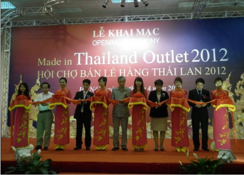 เปิดงานแสดงสินค้าไทยปี 2012