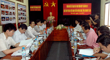 ความร่วมมือด้านสาธารณสุขการศึกษาระหว่างจังหวัดYenBaiกับแขวงเวียงจันทน์ ไซยะบูลี