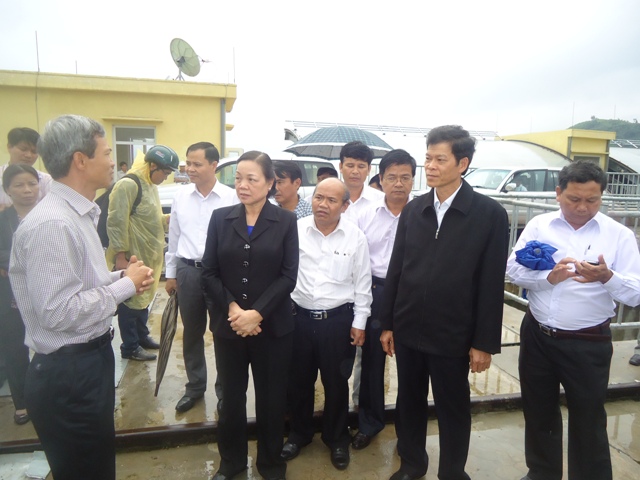 หัวหน้าคณะกรรมการรณรงค์มวลชนส่วนกลางตรวจราชการที่QuảngNam