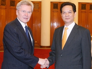 นายกรัฐมนตรี NguyễnTấnDũng ให้การต้อนรับประธานสหภาพโนตารี่ระหว่างประเทศ