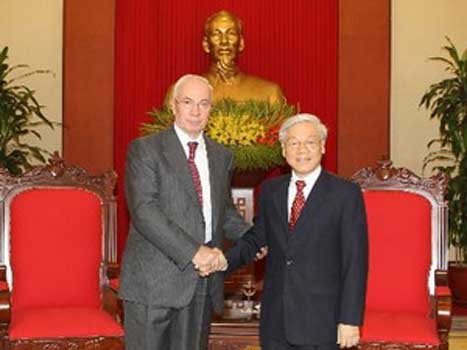 นายกรัฐมนตรียูเครนเสร็จสิ้นการเยือนเวียดนาม