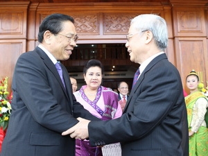 ผู้นำเวียดนามส่งโทรเลขอวยพรถึงผู้นำลาวในโอกาสฉลองวันชาติลาว