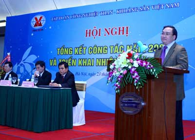 เครือบริษัทถ่านหินและแร่ธาตุเวียดนามผลักดันการปฏิบัติหน้าที่ปี๒๐๑๓