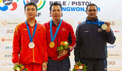 เวียดนามคว้าเหรียญทองในการแข่งขันยิงปืนนานาชาติ ณ สาธารณรัฐเกาหลี