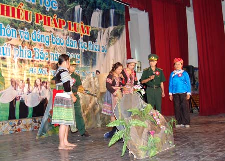 เพิ่มประสิทธิภาพการประชาสัมพันธ์เผยแพร่กฏหมายให้แก่ประชาชนในชนบทและชนกลุ่มน้อย