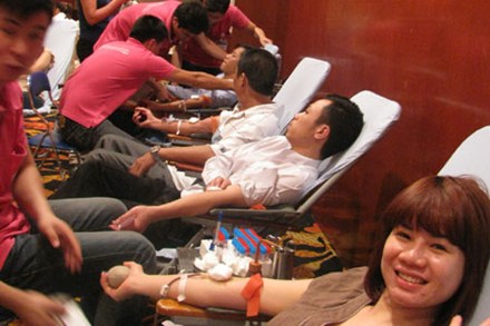 เปิดงานวันบริจาคโลหิต “หยดเลือด เตยโด”