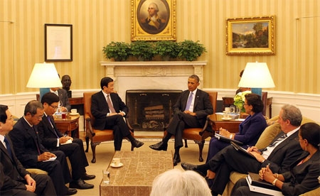 หนังสือพิมพ์เดอะวอชิงตันโพสต์ลงสานส์ของประธานประเทศ เจืองเติ๊นซางในโอกาสเยือนสหรัฐ