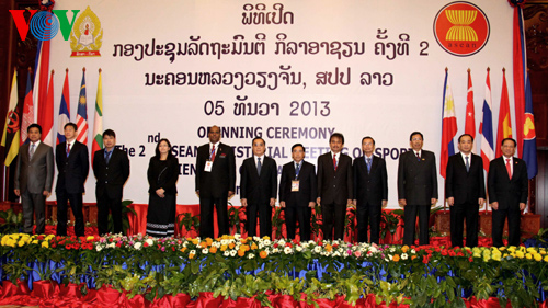 เปิดการประชุมรัฐมนตรีกีฬาอาเซียนครั้งที่ 2 ณ ประเทศลาว