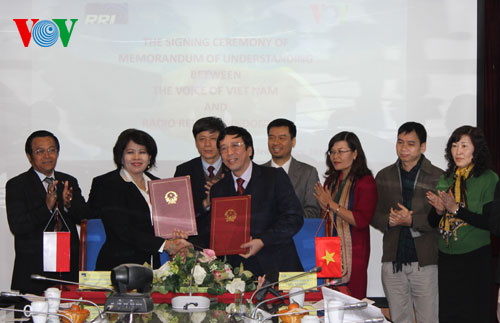 VOV และ RRI ขยายความร่วมมือเพื่อมีส่วนร่วมผลักดันความเข้าใจระหว่างประชาชนเวียดนามกับอินโดนีเซีย