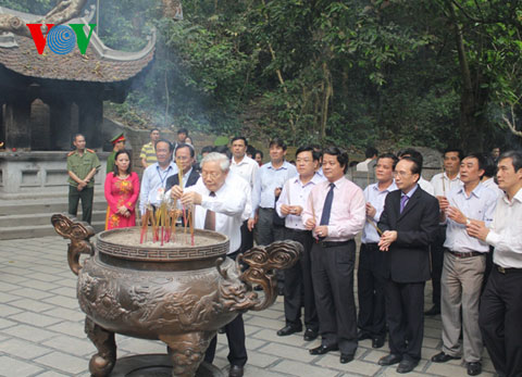 เลขาธิการใหญ่พรรคคอมมิวนิสต์เวียดนามลงพื้นที่จังหวัดฟู๊เถาะ