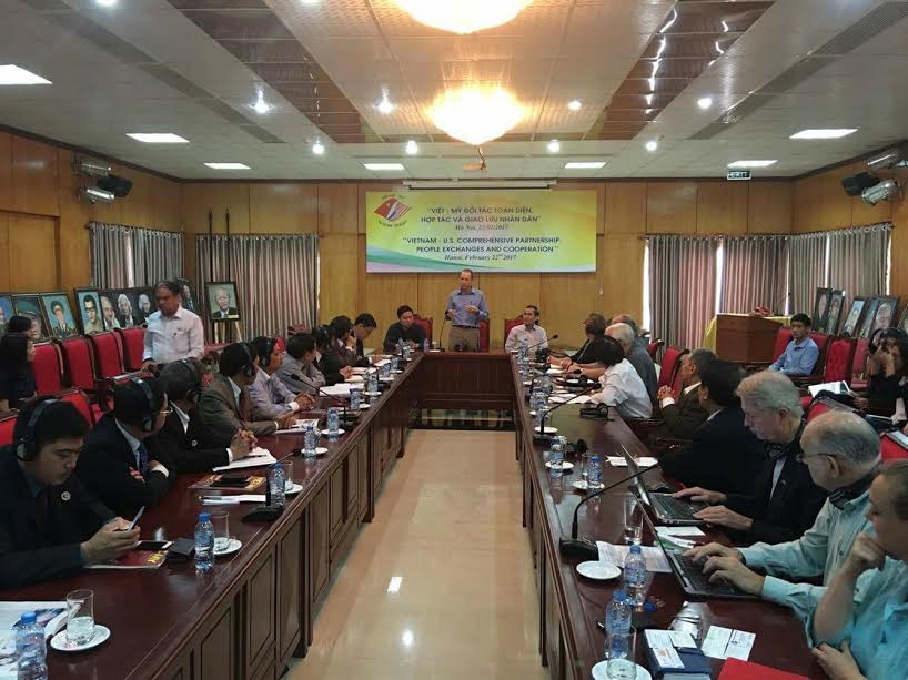 การเสวนา “เวียดนาม-สหรัฐ หุ้นส่วนในทุกด้าน ความร่วมมือและการแลกเปลี่ยนระดับประชาชน”