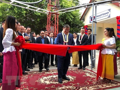เปิดสถานีส่งสัญญาณโทรทัศน์จังหวัดสวายเรียง ประเทศกัมพูชา