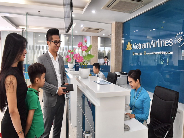 เวียดนามแอร์ไลน์เปิดให้บริการระบบ in-town check-in