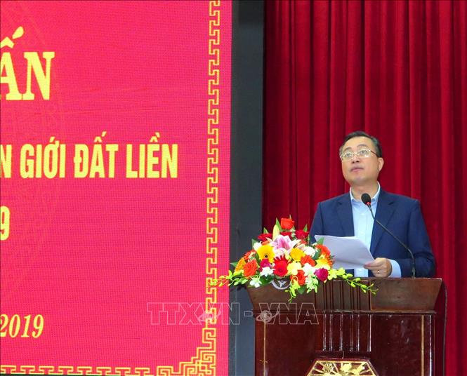 ประชาสัมพันธ์ผลการบริหารชายแดนทางบกเวียดนาม-กัมพูชา