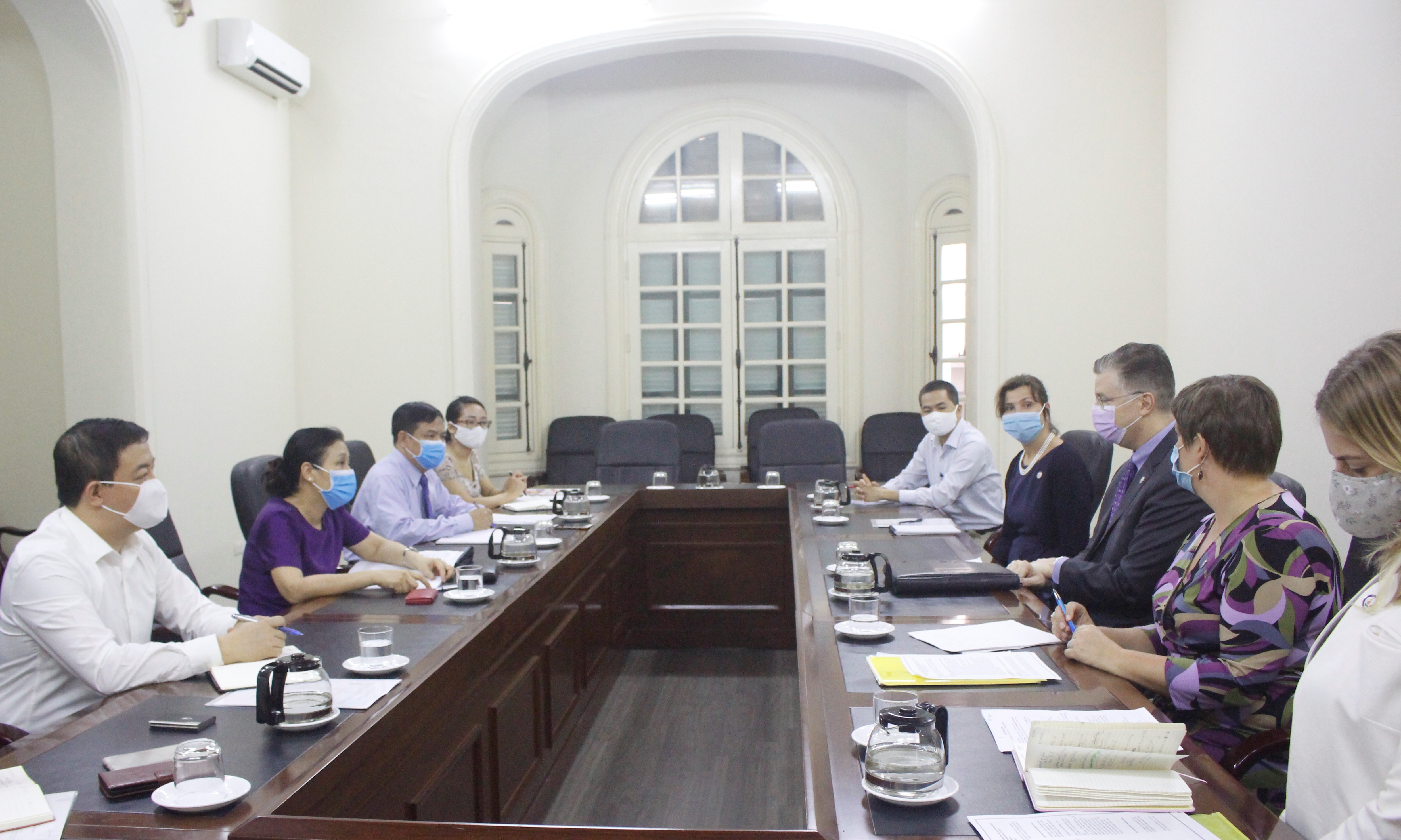 เวียดนามและสหรัฐร่วมมืออย่างมีประสิทธิภาพในการป้องกันและรับมือการแพร่ระบาดของโรคโควิด-19