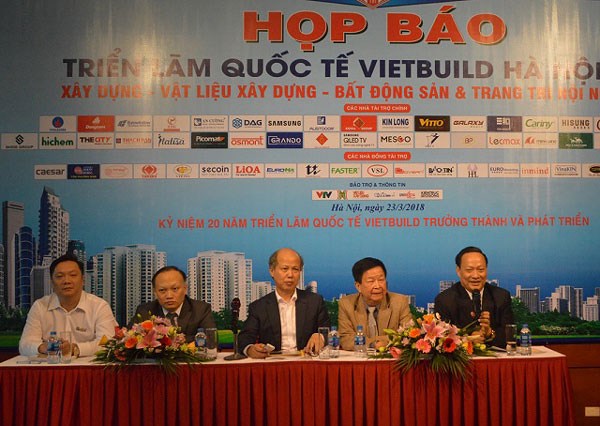 500여개 기업 2018년 하노이 VIETBUILD국제 전람회 참가