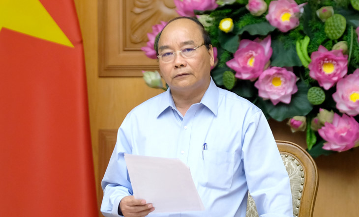 Nguyen Xuan Phuc 총리 2016-2020 년 교육 훈련 개혁 국가위원회 회의 주재