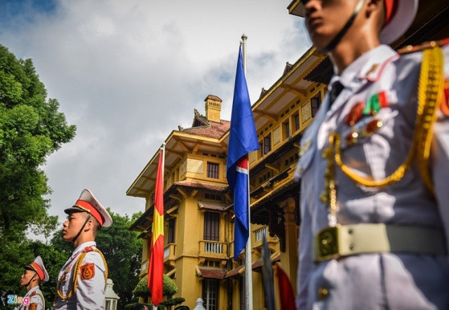 외교부 2018년 아세안기 게양식 개최