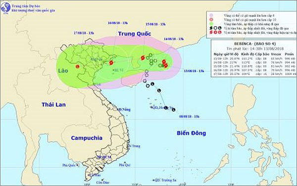 각 지방,   Bebinca 태풍 방지에 적극적 노력