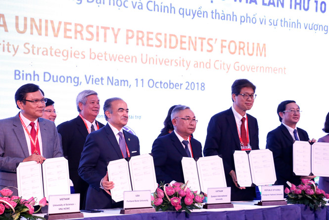 제10차 WTA의 각 대학 총장포럼