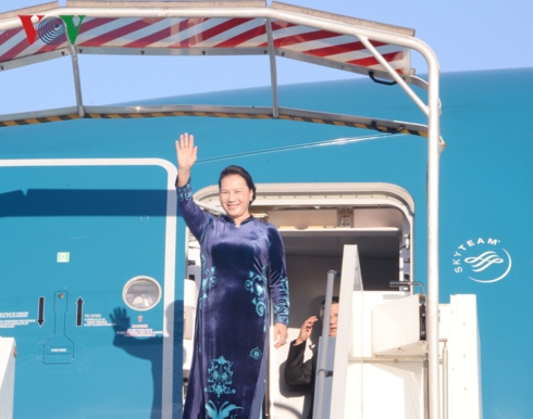 응우옌 티 낌 응언 (Nguyễn Thị Kim Ngân) 국회의장 프랑스 공식방문