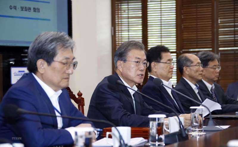 한국, 외교를 통한 일본과의 통상문제 해결 기대