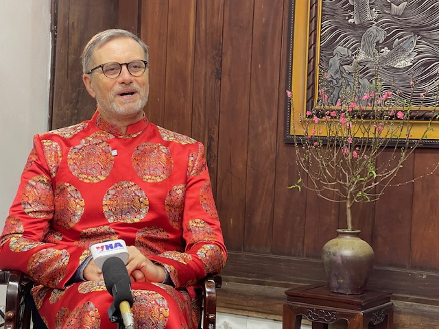 Têt du Cheval: L’ambassadeur de France accueille le printemps sous les couleurs de l’amitié franco-vietnamienne