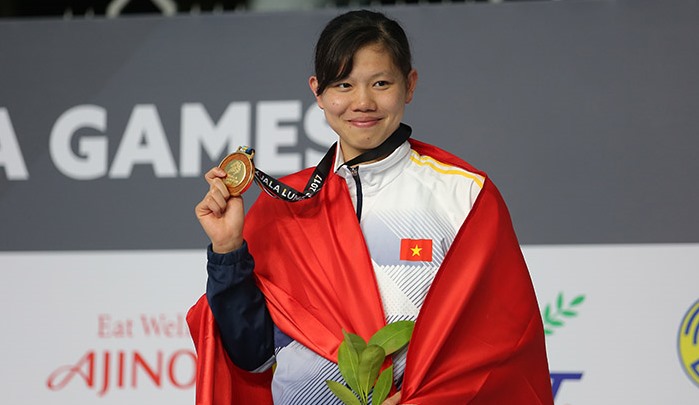 Сборная Вьетнама находится на 3-м месте в общекомандном зачёте на 29-х Играх ЮВА