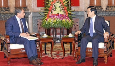 Президент СРВ Чыонг Тан Шанг принял генсека Национального энергетического комитета России