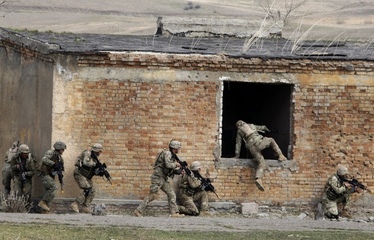 В Грузии начались международные военные учения "Викинг-2014"